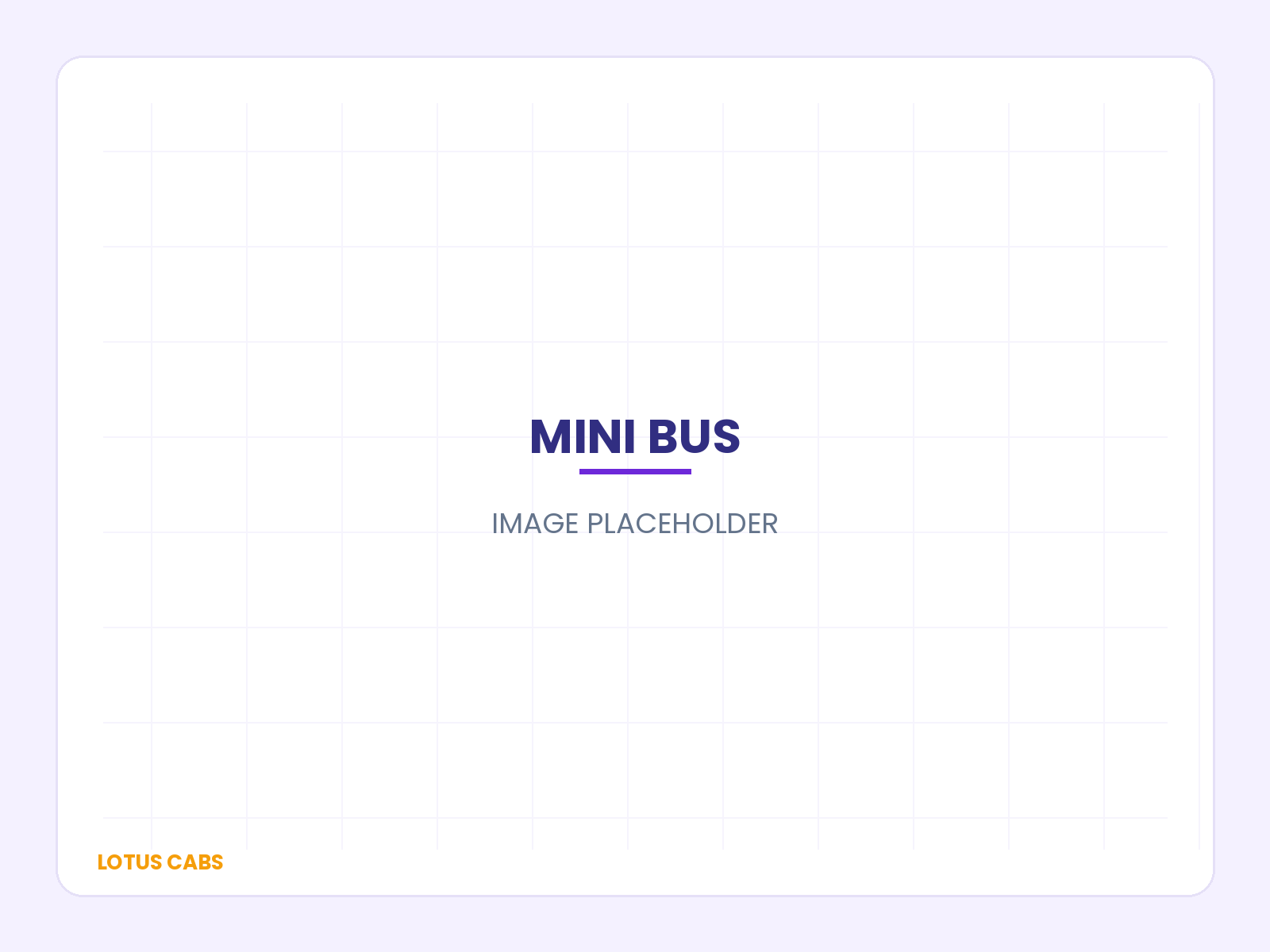 Mini bus rental image placeholder